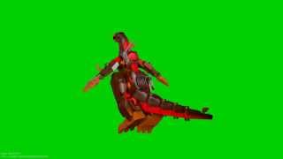 Mechagodzilla Pmd デスザウラー Style 3D Animation 1080P S01R04 Green Screen
