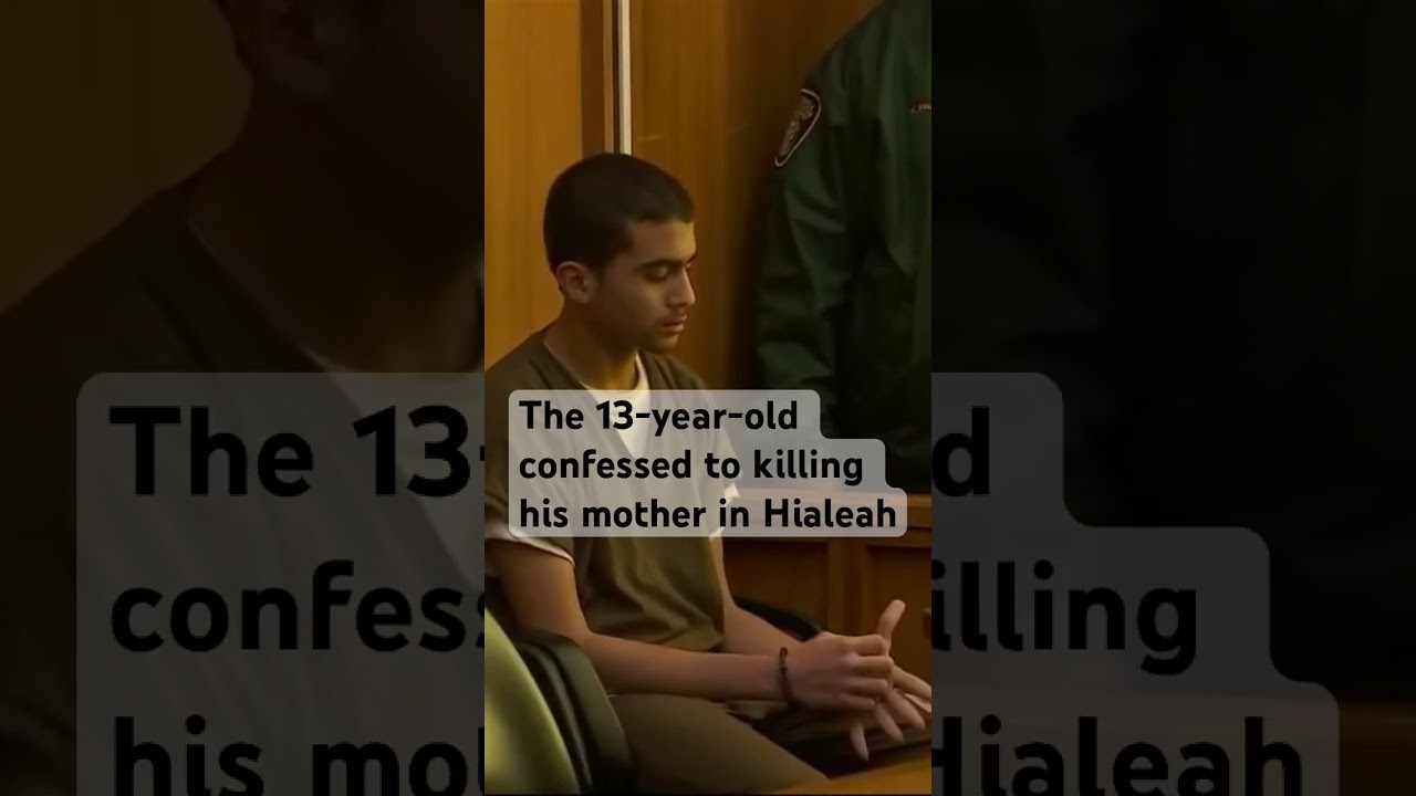 Derek Rosa, 13, confessed to killing his 39-year-old mother on Oct. 12, in Hialeah.