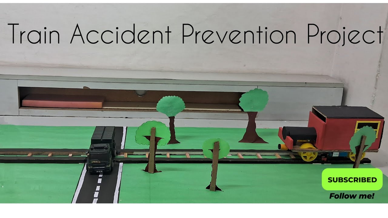 Train accident Prevention project In Kannada | Best science Project|Inspire Award Project |