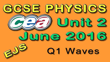 CCEA GCSE Physics U2 2016 Q1