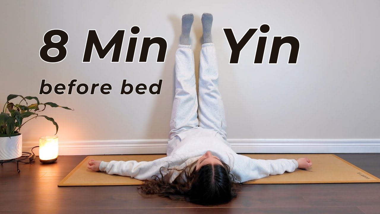8-Min Yin Yoga for Sleep | Calm Your Nervous System