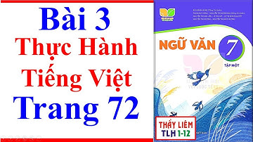Ngữ Văn 7 Bài 3 | Thực Hành Tiếng Việt | Trang 72 | Kết Nối Tri Thức