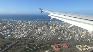 JetBlue Airways A320 Landing in San Juan, Puerto Rico (SJU)