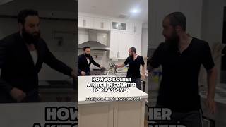Making our Kosher kitchen Kosher for Passover 🫢
