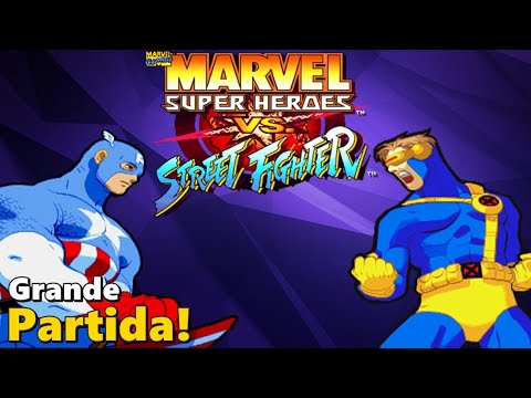 Partida De Alto Nivel - Marvel Super Heroes vs Street Fighter.