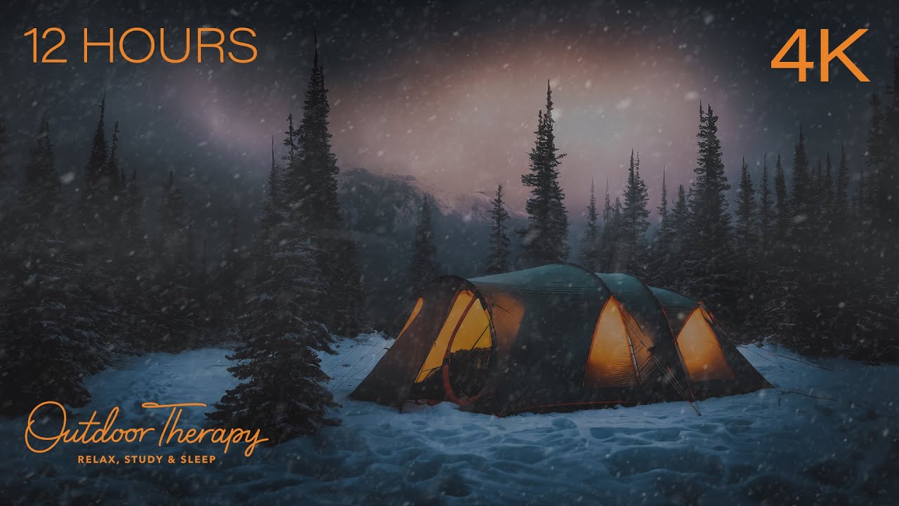 Alpine Ambiance: Snowstorm Sanctuary for Deep Sleep | Howling Wind ...