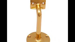 Solid Brass Handrail Bracket   Adonai Hardware