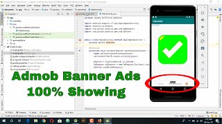 Admob Banner Ads 100% Showing | Adding Banner ad Admob in Android studio screenshot 3