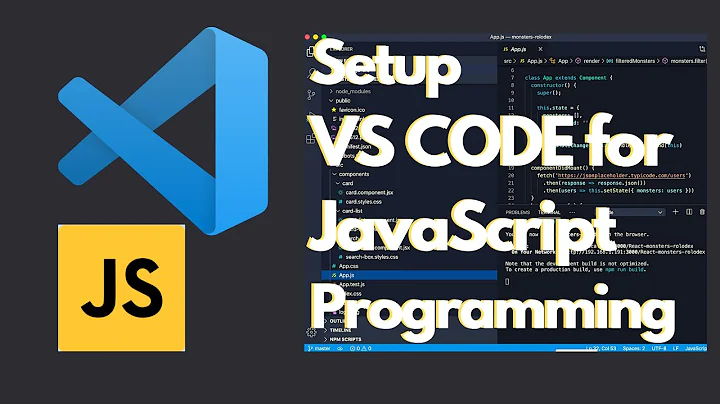 How to set up JavaScript Development With Visual Studio Code