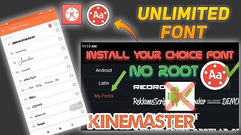 How To Add Unlimited Custom Fonts in Kinemaster in Hindi || Tutorial By Editor Lucky
