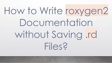 How to Write roxygen2 Documentation without Saving .rd Files?