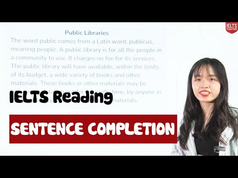 Video IELTS Reading: Ghi điểm SENTENCE COMPLETION| IELTS... - YouTube