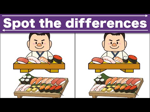 Spot the difference|Japanese Pictures Puzzle No355