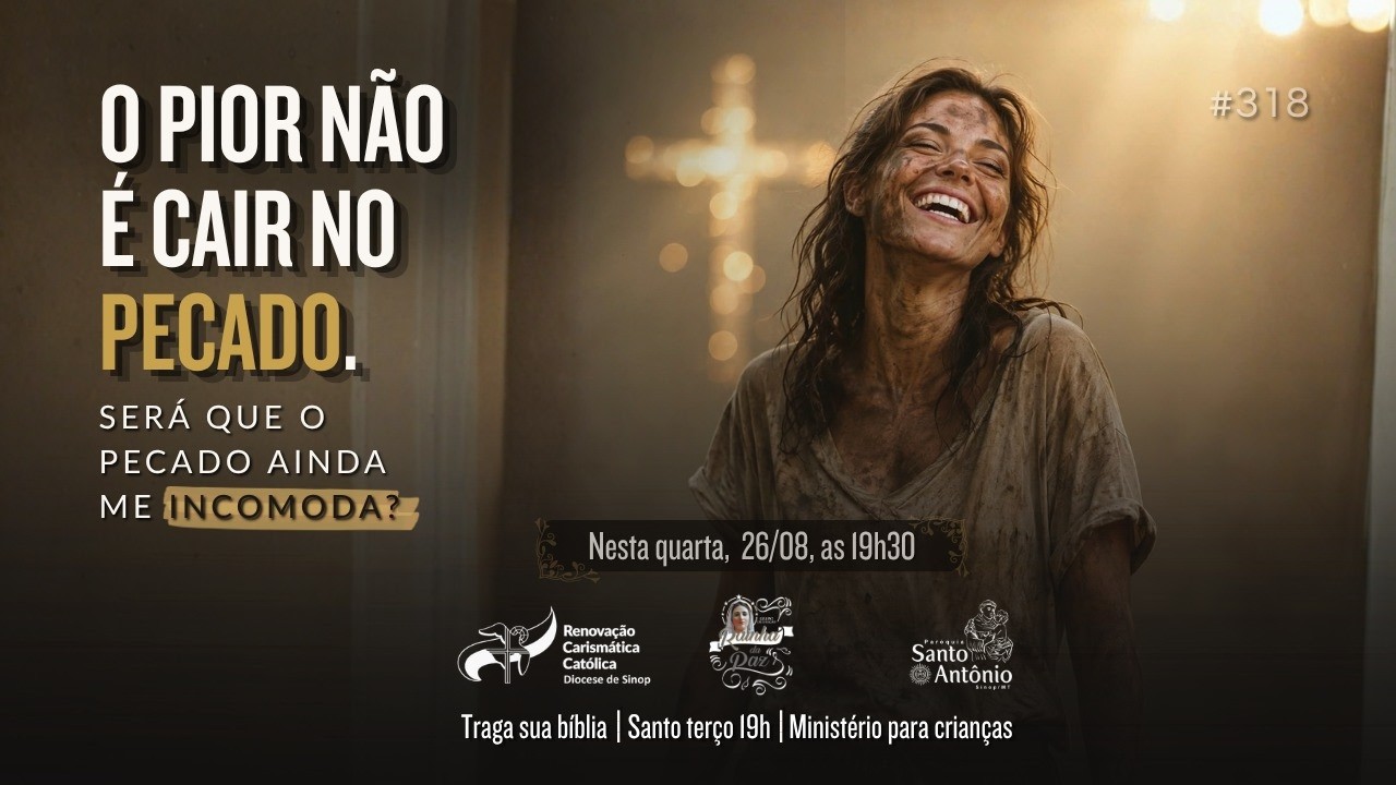 O pior não é cair no pecado. É parar de se incomodar com ele. #318