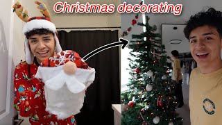 DECORATING MY ROOM FOR CHRISTMAS | 2 day makeover