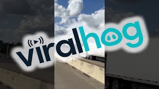 Semi-Truck Leads Police on High-Speed Chase in Houston || ViralHog