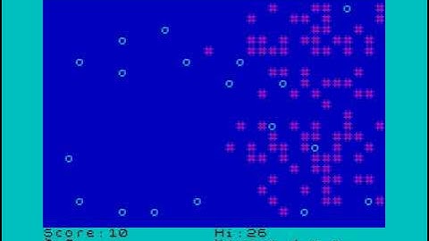 Fishie - ZX Spectrum BASIC 10 Liner action game - 202202