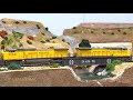 N scale union pacific and santa fe railroad