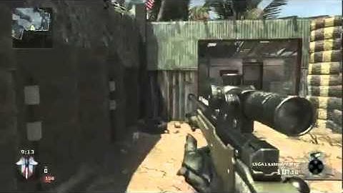 Black Ops - Quick Scope + 360 Degrees Tomahawk Kill
