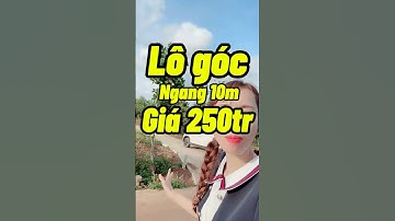 Lô góc ngang 10m tại Buôn Hồ, nguyên lô 250tr có thổ cư. Đất Tại Buôn Hồ Daklak #daklak