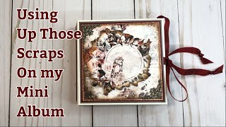 Another Mini Album using Those Scraps | Country Craft Creations | Noel Nostalgique Collection