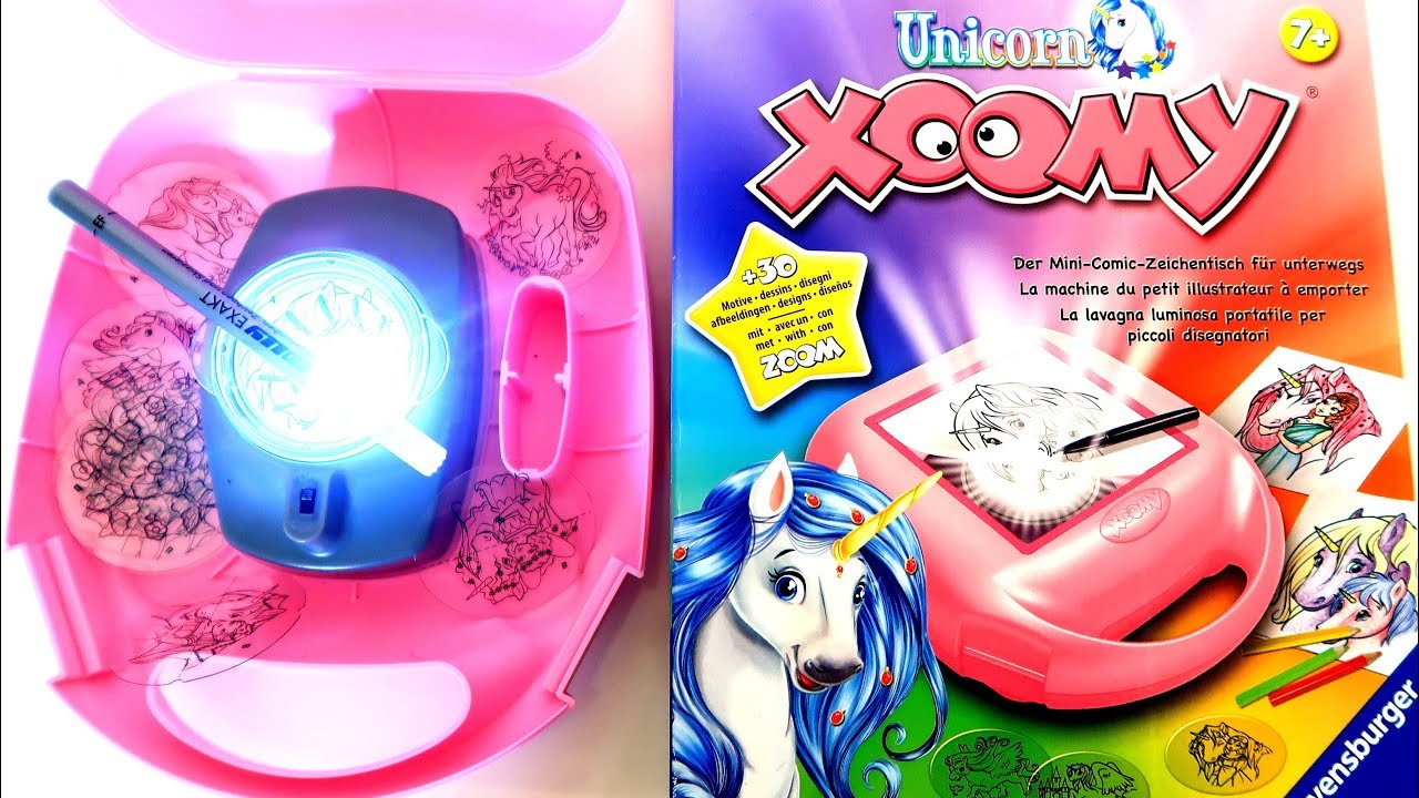 Unicorn Xoomy Drawing Playset 