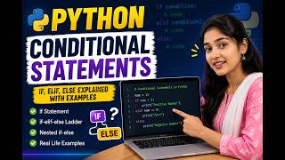 Python Conditional Statements Explained | If, Elif & Else | By Ruchitha