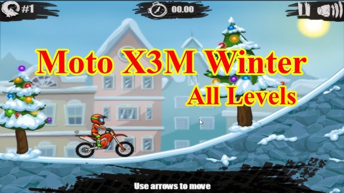 Moto X3M 4 Winter: corrida extrema no inverno