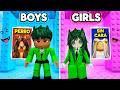 Jugué LA TORRE DE ATUENDOS de EQUIPOS con mi NOVIA en Roblox