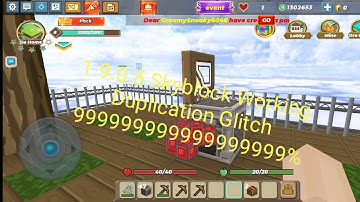 Skyblock Blockman Go 2.30.5 Duplication Glitch Work 1000% 999999999999 items Unlimited Hack