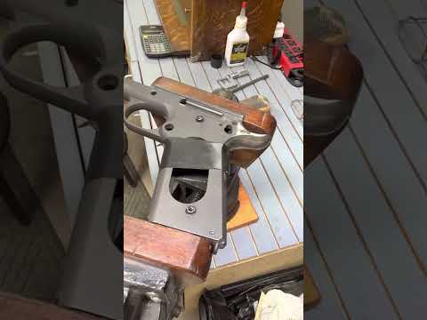 Blending the sides of the grip safety with draw filing