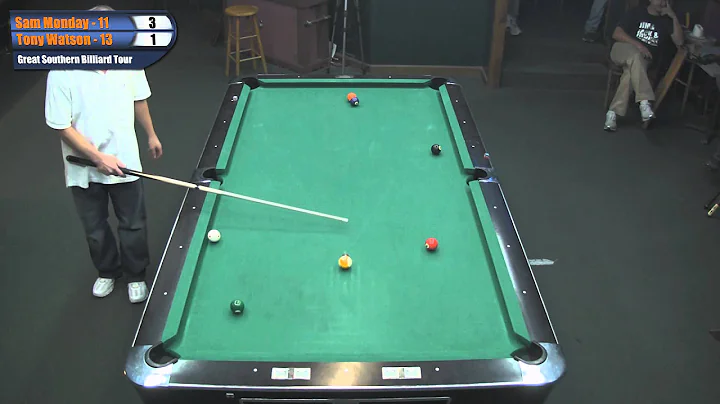 Sam Monday vs Tony Watson at 2011 Carolina Open on...