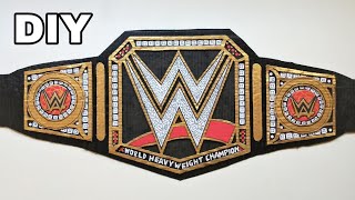 How To Make WWE Championship Title Belt | DIY WWE Championship | Make WWE Championship At Home