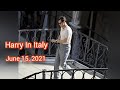 Harry Styles on the movie set in Italy (June 15, 2021)