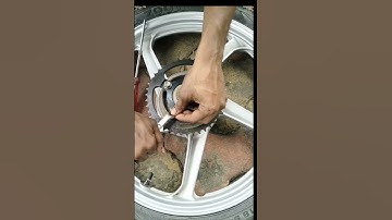 Splendor bike chain set fitting video####