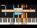 How to Play "Darkside" by Alan Walker ft. AuRa & Tomine Harke | HDpiano (Part 1) Piano Tutorial