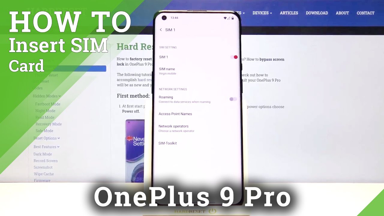 One Plus Sim Insert How to Insert SIM Card in OnePlus 9 Pro – Set Network Connection - YouTube