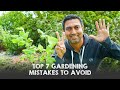 Top 7 Gardening Mistakes to Avoid Specially for Beginner Gardeners