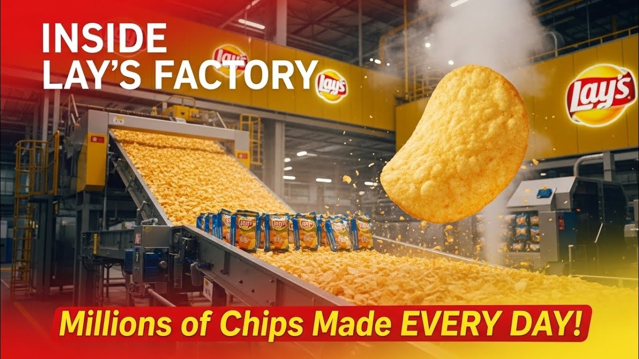 Inside the World's Largest Lay's Factory – How Millions of Chips Are Made EVERY DAY! (Full Process)