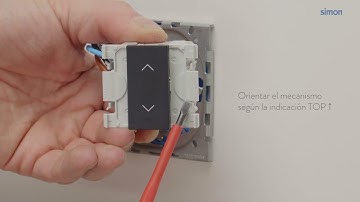 Tutorial instalación interruptor de persianas iO | Simon 270