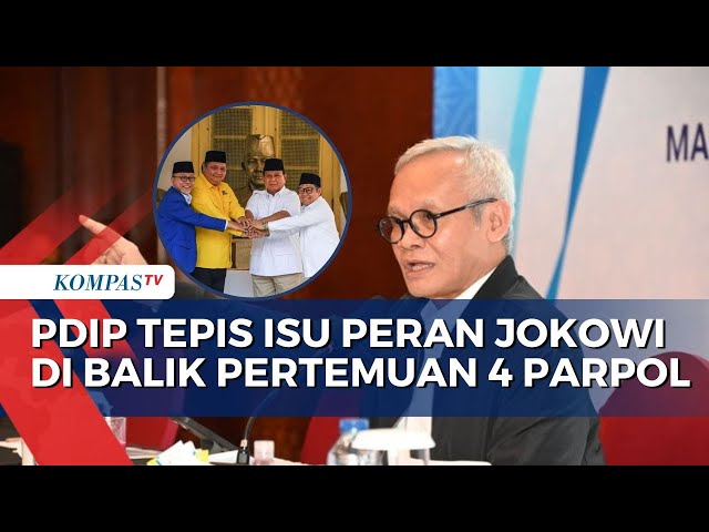 PDIP Minta PKB dan Gerindra Klarifikasi Isu Jokowi di Balik Dukungan PAN-Golkar ke Prabowo class=