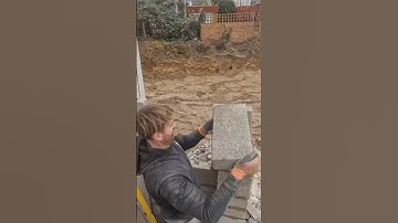 Dangerous Block Laying #breakingnews #bricklaying #block #vlog #shorts #kent