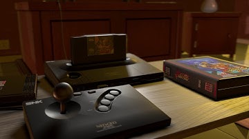 U-render Cinema 4d SNK NEOGEO INTRO