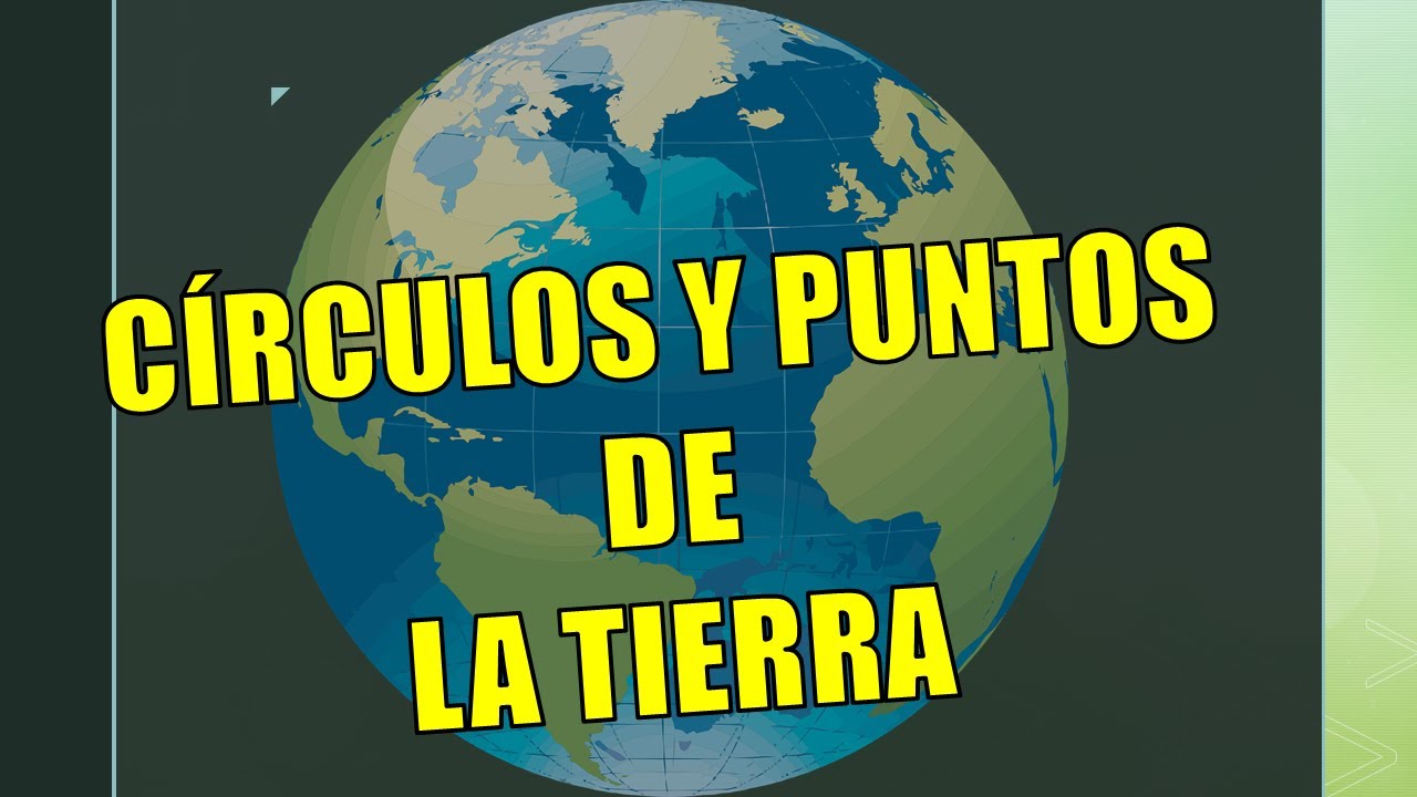 Círculos y puntos de la Tierra - YouTube
