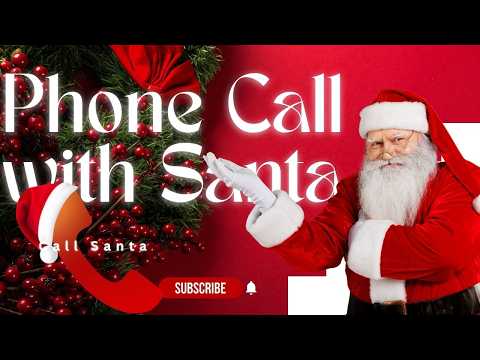 Vintage Phone call with Santa