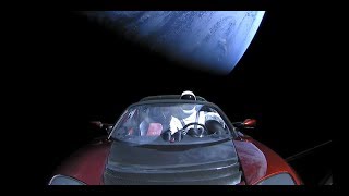 [10 Hours] SpaceX Live Views of Starman Replay [1080HD] SlowTV