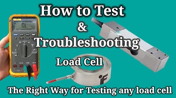 How to Check a Load Cell with a Multimeter !! Load cell  !! The right way to test any load cells.