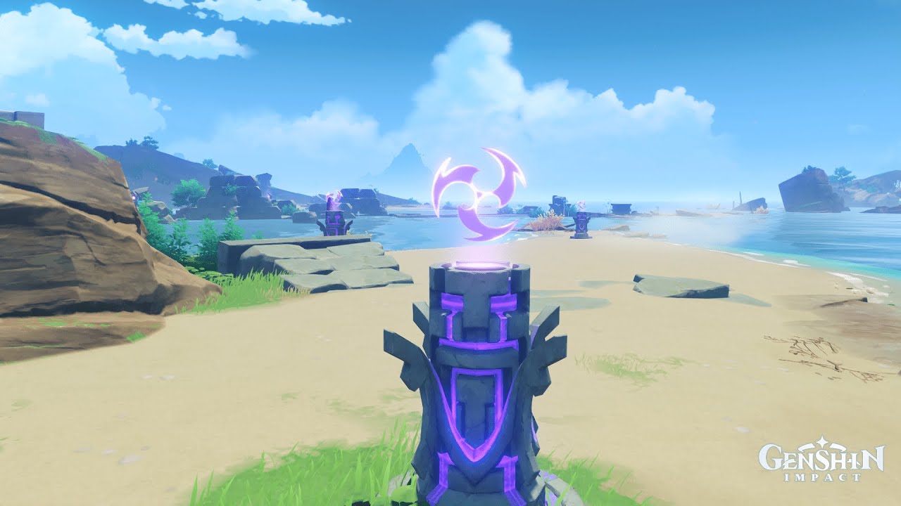 Genshin Impact 2.1 Inazuma Investigate the ancient ruins Electro