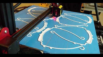 Time Lapse - 3D Printing Face Shield Frames