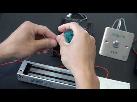 YLI YM-280IS(LED)-VP Infrared Sensor Single Door Magnetic Lock with Voice Prompt Function